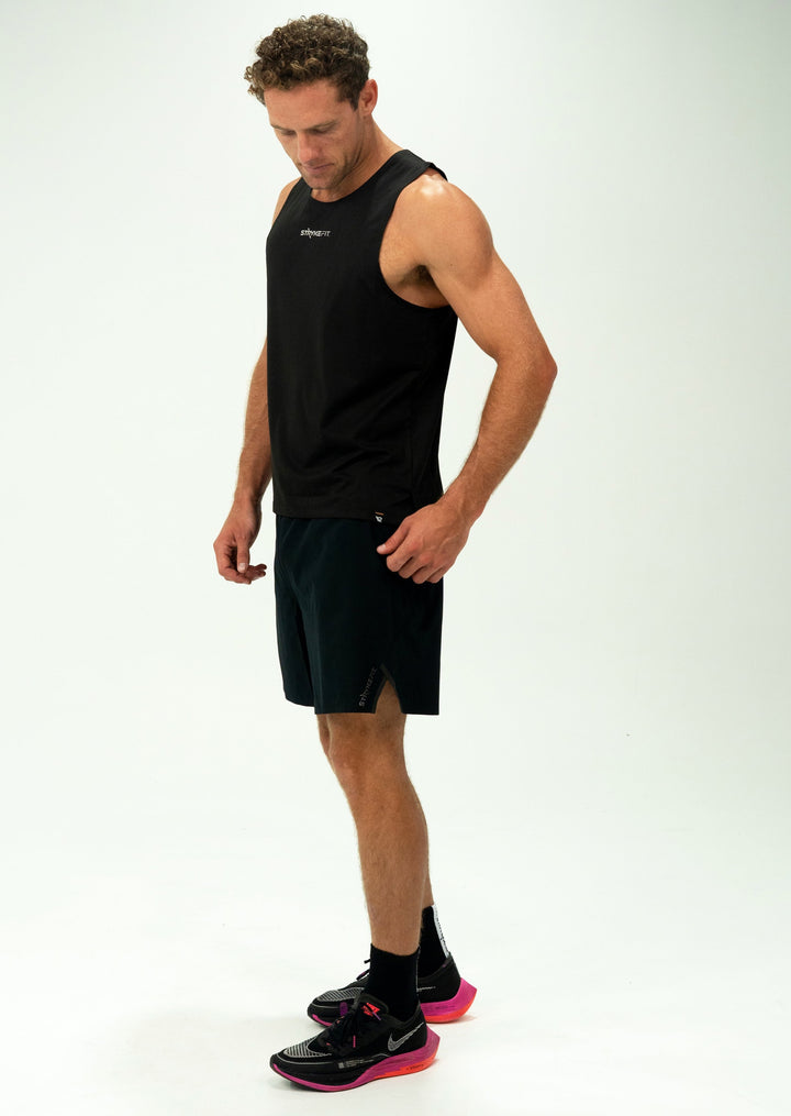 The STRYKE RUN SHORT has been specifically engineered for running, featuring 4-way stretch, moisture-wicking fabric allowing you to move freely on every run. Unrestricted movement and comfort will confidently allow you to take longer strides and reach your full potential.