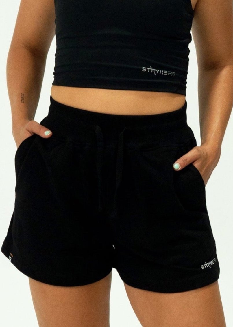 The BALANCE FLEECE SHORT is the perfect staple piece for your pre and post-running session.  These shorts are a relaxed high waist fit with a rib elasticated waistband, drawstring, side pockets, and beautiful soft brushed fleece fabric.  Complete the matching set with our Core Fleece Hood.