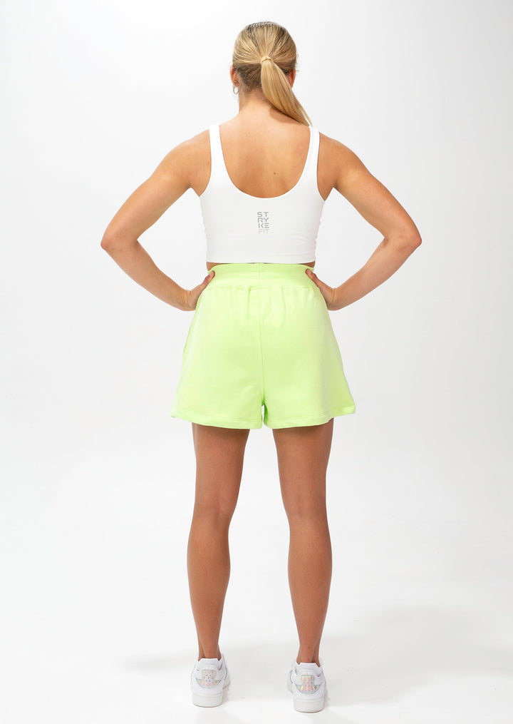 The BALANCE FLEECE SHORT is the perfect staple piece for your pre and post-running session.  These shorts are a relaxed high waist fit with a rib elasticated waistband, drawstring, side pockets, and beautiful soft brushed fleece fabric.  Complete the matching set with our Core Fleece Hood.