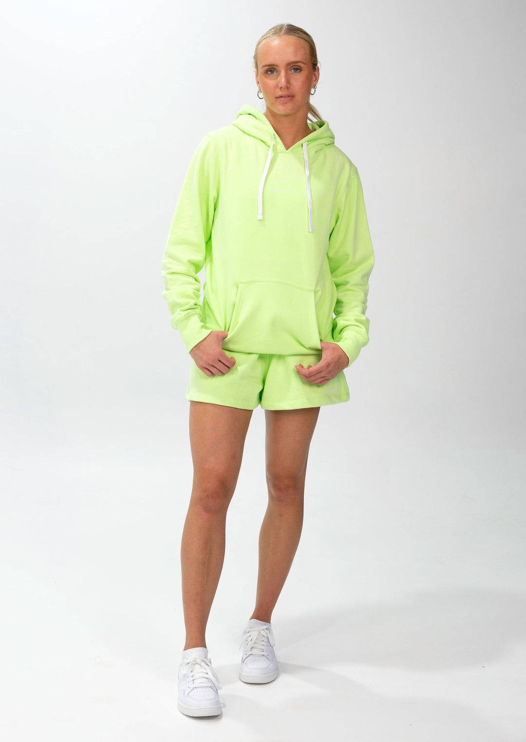 The BALANCE FLEECE SHORT is the perfect staple piece for your pre and post-running session.  These shorts are a relaxed high waist fit with a rib elasticated waistband, drawstring, side pockets, and beautiful soft brushed fleece fabric.  Complete the matching set with our Core Fleece Hood.