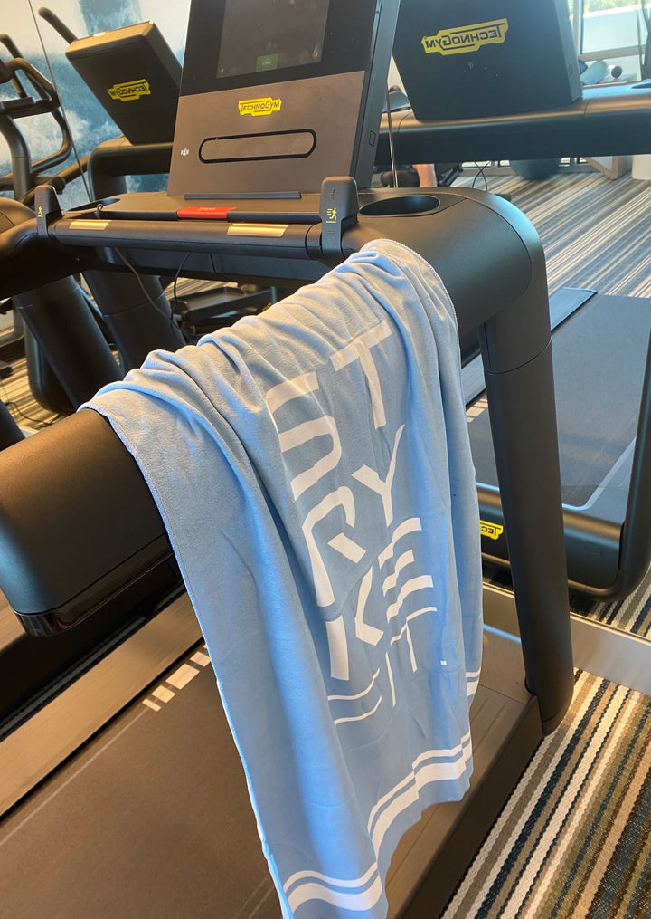 TRAINING TOWEL  -The perfect training towel is an important part of any training session. Our towel is designed to ensure you stay dry through any workout, whether your go-to is running, yoga, pilates   gym, or any other sport. Lightweight and compact, the perfect size to throw in your training bag, this towel will be a staple.