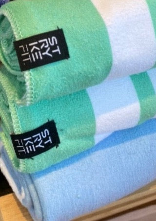 TRAINING TOWEL  -The perfect training towel is important to any training session. Our towel is designed to ensure you stay dry through any workout, whether your go-to is running, yoga, pilates, gym, or any other sport. Lightweight and compact, the perfect size to throw in your training bag, this towel will be a staple.
