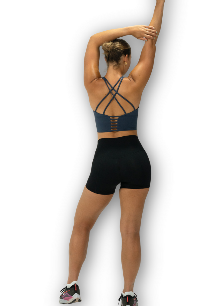 The LADDER CROP TOP is the perfect crop for any runner, whether you're pounding the pavement or running an intense training session. Featuring a longer length and ladder-back design, if you look good, you'll feel good and perform to the next level.