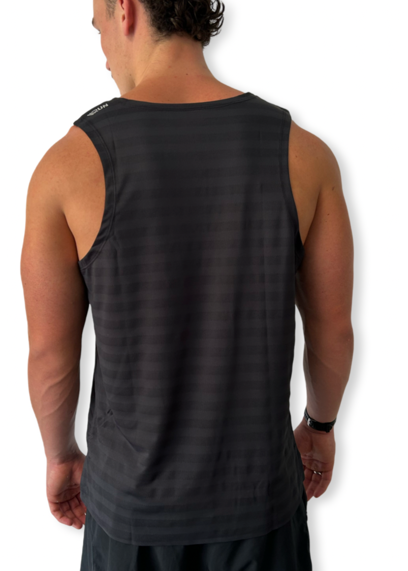 ELEVATE RUNNING SINGLET—purpose-built for anyone aiming to reach their running goals. From elite athletes to everyday runners, this singlet has been tested and proven as a performance essential. Made with ultra-lightweight micro-mesh stripe fabric, wider shoulders, and a fully bonded hem, it delivers unmatched airflow and a weightless feel. Designed for comfort and endurance, the ELEVATE RUNNING SINGLET is ready to elevate you on your next run.