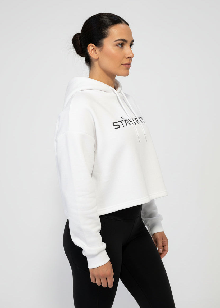 The Cru Team Crop Fleece is made from premium brushed-back fleece, giving a soft, warm feel that’s comfortable to wear day to day.

With a relaxed cropped fit, it works just as well thrown on after training as it does for everyday wear. Simple, comfortable, and easy to style.