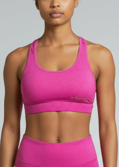 The STRYKE Crop Top is engineered for runners who don’t want distractions — just performance.

Designed with a functional back pocket to carry your phone, gels or essentials on any run. The racerback design mirrors the natural movement of your shoulder blades, allowing unrestricted arm movement while delivering support where it counts.