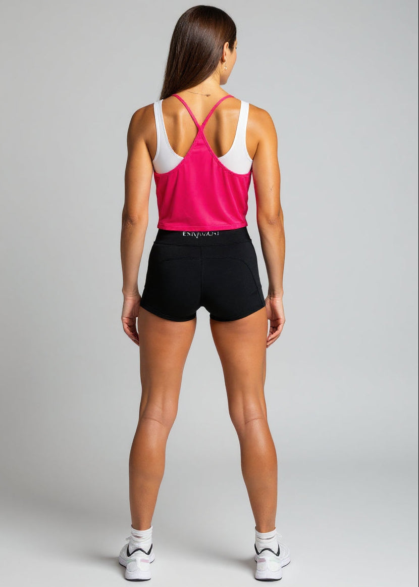 The&nbsp;TEMPO&nbsp;RUNNING SINGLET is a cropped style featuring a racerback strap design that allows your arms to move naturally through every stride. This singlet is made from extremely lightweight, breathable, and moisture-wicking fabric, allowing you to perform at your highest potential on every run.&nbsp;