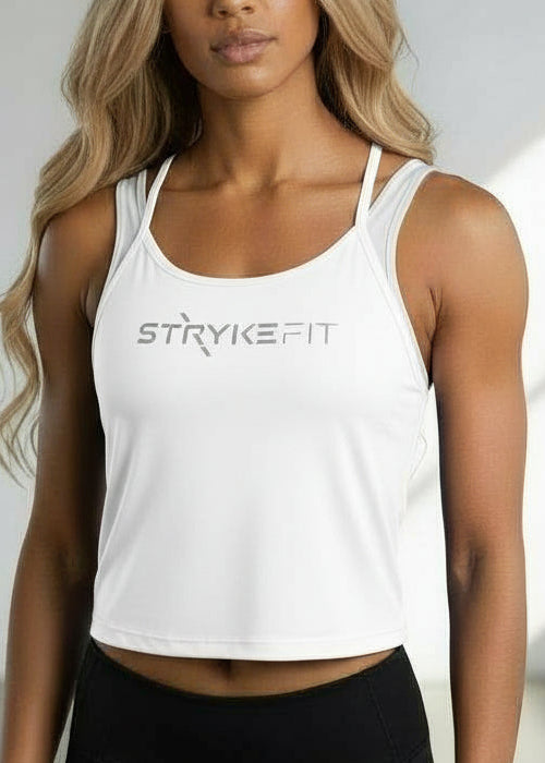 The TEMPO RUNNING SINGLET is a cropped style featuring a&nbsp;racerback strap design that allows your arms to move naturally through every&nbsp;stride. This singlet is made from extremely lightweight, breathable, and moisture-wicking fabric, allowing you to perform at your highest potential.