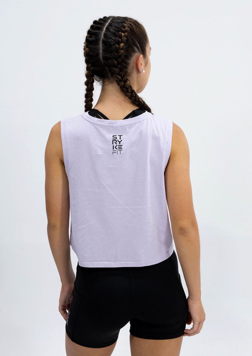 SQUAD SLEEVELESS TANK is a popular style made from a soft combed cotton jersey and featuring a crop tank style, this garment will become your next fav. The SQUAD SLEEVELESS TANK is offered in Peacock Green, White, Lilac and Tangerine.